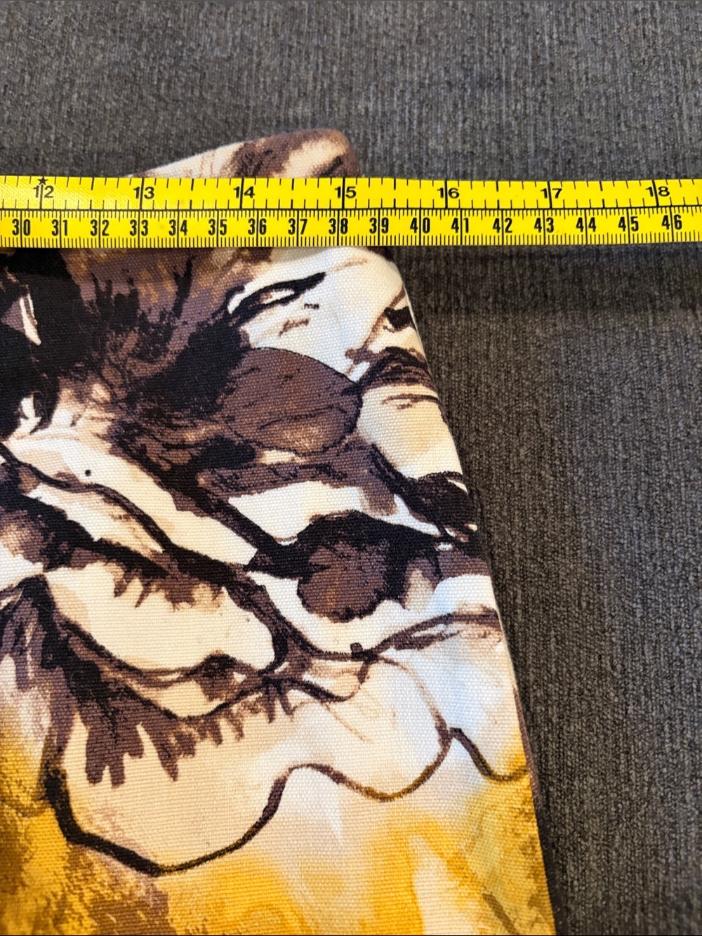 NIC+ZOE Vibrant Floral A-Line Skirt in Yellow, Red and Black - Picture 8 of 8